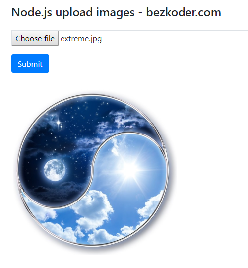 node-js-upload-store-images-mongodb-upload-single-image