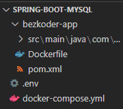 docker-compose-spring-boot-mysql-structure