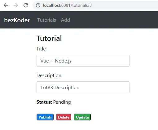 vue-node-js-github-crud-retrieve-one